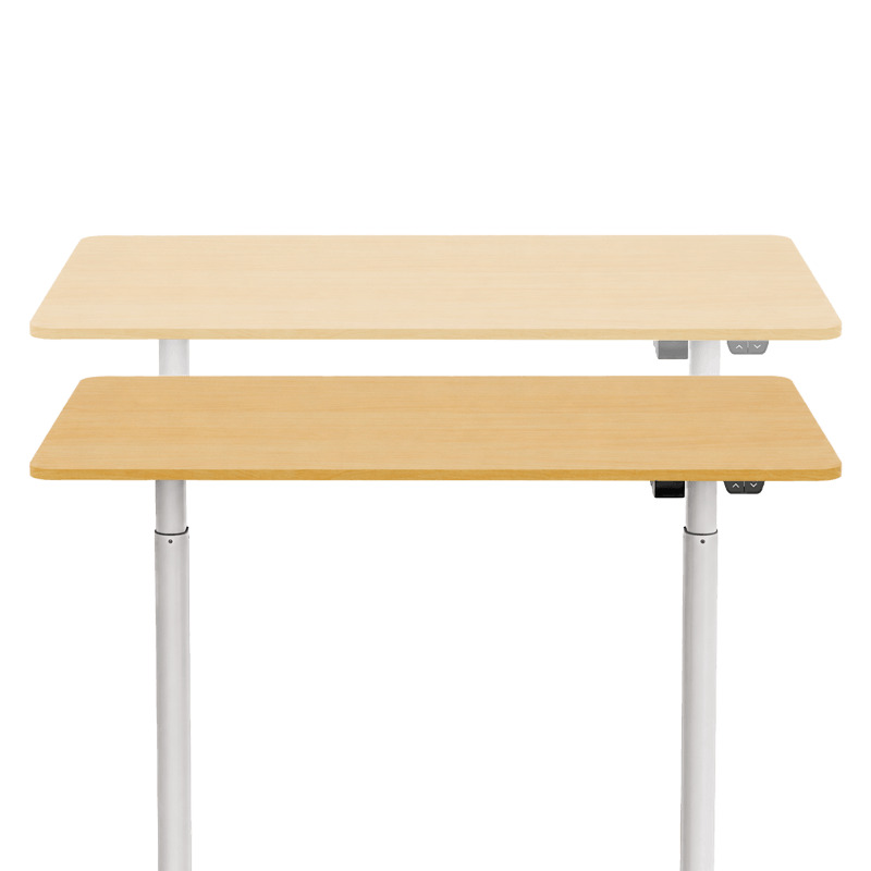 120/60 Ергономично регулируемо бюро Carmen CR-157 бук-бял